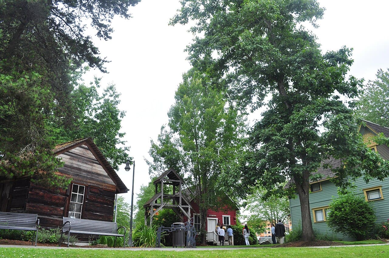 Historic buildings at Park at Bothell Landing