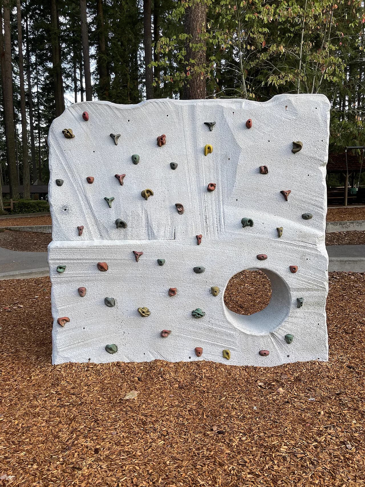 Pine Lake Park climbing wall in Sammamish